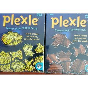Plexle Wood‎ & Gold Puzzles